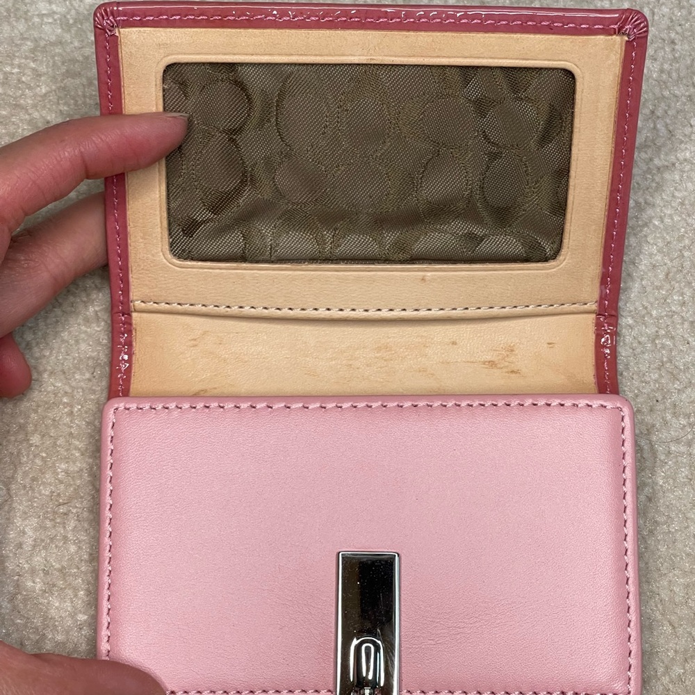 Vintage Coach Leather Card Case - Picture 4 of 7